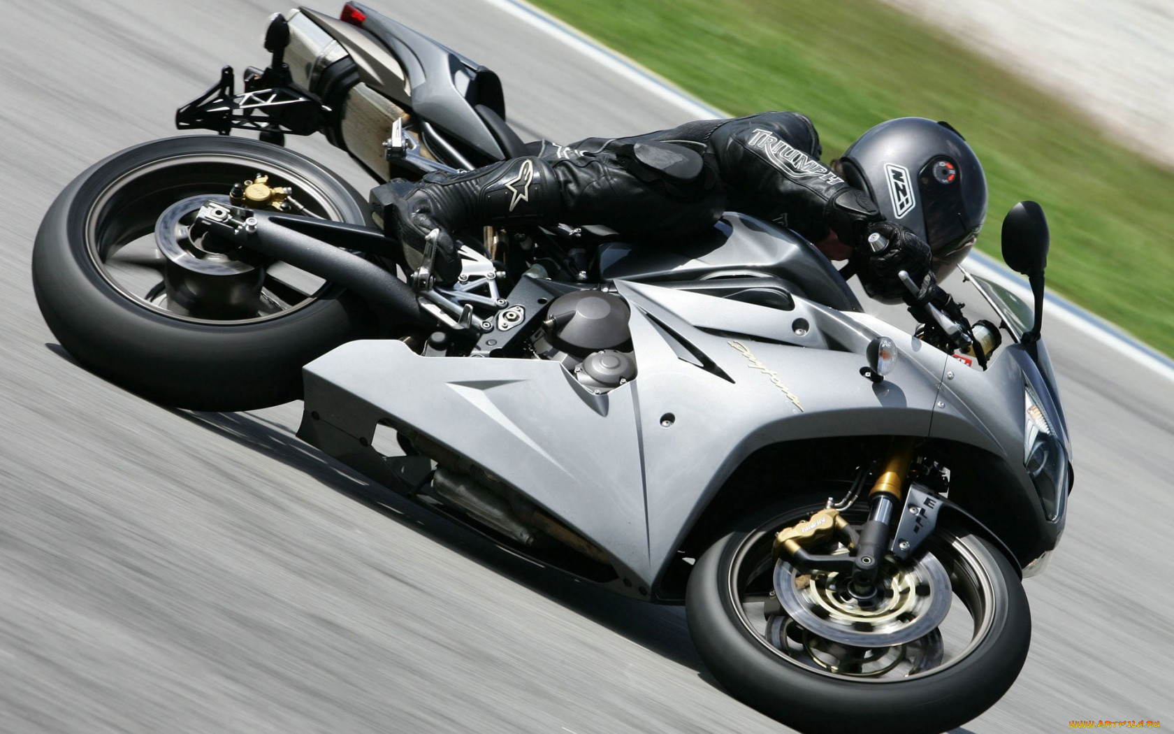 silver, triumph, daytona, 